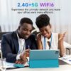 2024 Newest Android 13 Tablet 10 Inch, 12GB RAM 128GB ROM/1TB Expandable Tablet PC, 2 in 1 Tablets with Keyboard, Quad-Core 2.0GHz CPU HD Screen, Google Certified 5G WiFi 6 BT 5.0, 8MP Camera Tableta