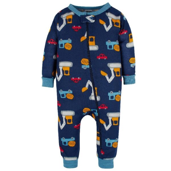 Brand Gender Neutral Footless Unionsuits, 3-Pack, Sizes 0/3 Months - 5T