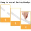 Garfans 6.6FT Wedding Arch For Ceremony Balloon Arch Stand with 4 Pedestal Nails Metal Arch Backdrop Stand for Parties Birthday Wedding Square Background Stand Garden Arch Gold