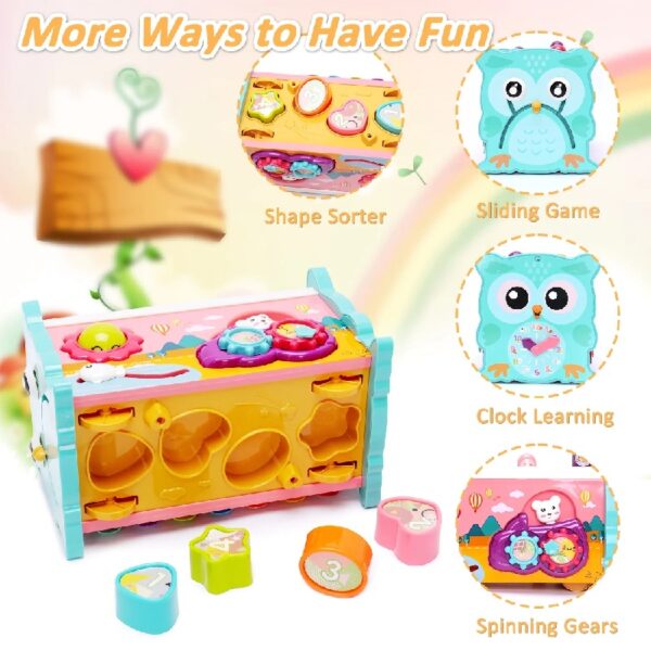 Learning Toys 8 in 1 Baby Busy Toys Toddler Educational Gifts for Kids 1- 3Y Boys & Girls