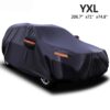 Heavy Duty Waterproof Full Car Cover All Weather Protection Outdoor Indoor Use UV Dustproof for Auto,SUV,Sedan