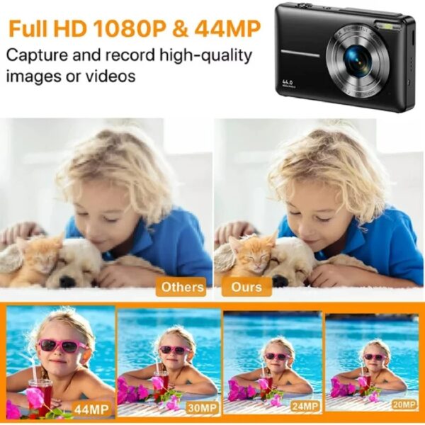 1080P Digital Camera 16X Digital Zoom Compact Point and Shoot Camera Portable Small Camera Starter Camera for Teens Students Boys Girls Seniors(Green)