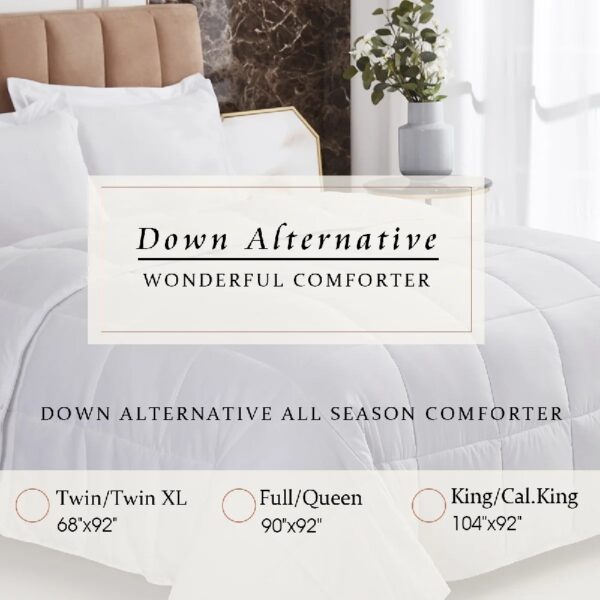 Light Weight Down Alternative Comforter Set, Queen, Green, Reversible