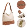 Hobo Bag Purses and Handbags for Women Top Handle Handbags with Zipper