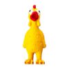 (3 pack)  Life Playful Buddy Tie Dye Chicken Dog Toy, Chew Level 2, with Squeaker.