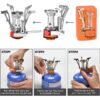 13pcs Camping Cookware Set With Mini Stove, Aluminum Camping Cookware Kit, Folding Camping Cooking Set With Non-stick Pot Pan Teapot Storage Bag For Camping Backpacking Outdoor Cooking Picnic