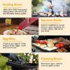 29pcs Griddle Accessories Kit,Flat Top Grill Tools Gifts for Camp Chef,Hibachi Enlarged Spatula Set with Basting Cover,Burger Press Patty Maker for Outdoor Teppanyaki BBQ