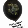 36 Boy'S Construction Balloons Happy Birthday Party Supplies Helium Latex