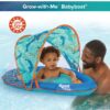 Aqua  Grow-with-Me BabyBoat Pool Float for Infants 6-24 Months, Blue Shark