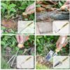 Garden Tool Set, 9 Piece Stainless Steel Rust-Proof Heavy Duty Gardening Tools with Non-Slip Rubber Handle, Durable Garden Tool Bag, Ideal Gardening Gifts for Women and Men
