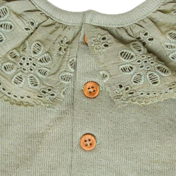 By Gerber Baby Girl Bubble Romper with Flutter Sleeves, Sizes 0/3 Months - 24 Months