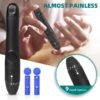Blood Glucose Monitor Kit, 100 Glucometer Strips, 100 Lancets, 1 Blood Sugar Monitor, 1 Control Solution, Lancing Device and Carrying Bag