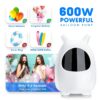 Balloon Pump Electric, FEV6 SPLAKS Balloons Inflator Air Pump Portable Balloon Blower for Garland Arch, Party Decoration, Birthday, Gender Reveal, Graduation