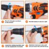 24V Cordless Drill-Brushless Power Drill Set, 3/8