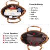 Sendfen Handbags for Women Shoulder Bags Tote Satchel Hobo 4pcs Purse Set