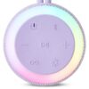 onn Medium Rugged Speaker with Bluetooth Wireless Technology and LED Lighting, Navy