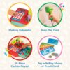 Ring It Up Register Cashier Plastic Set with 35pcs Calculator, Toddler and Preschool Toys
