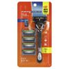 Fusion5 ProGlide Shaving Manual Razor for Men, Razor Handle, 6 Razor Blade Refills, FlexBall Razor Handle and Precision Trimmer for Men